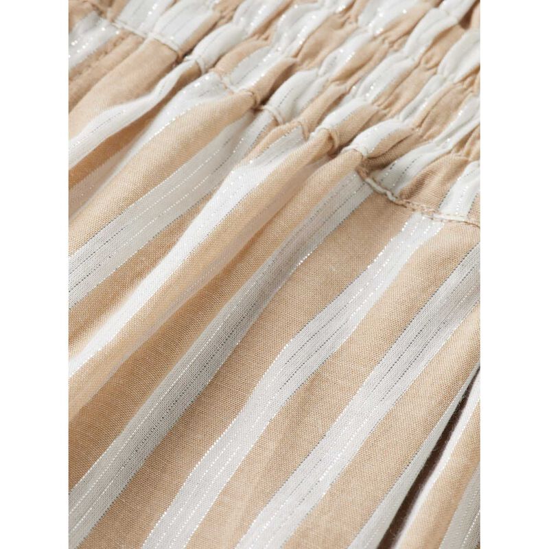 Scotch & Soda High Rise Lurex Stripe Printed Shorts image number 2